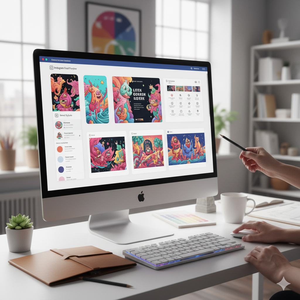 tietokone jolla tehdään graafista suunnittelua.
